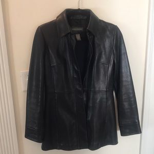 Banana Republic Black Leather Jacket